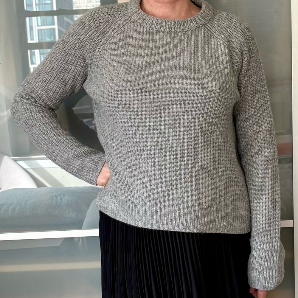 Jenni Kayne Heather Gray Cashmere Fisherman